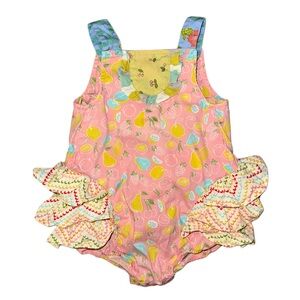 Matilda Jane Little Lemon Bubble Romper Size Six Months